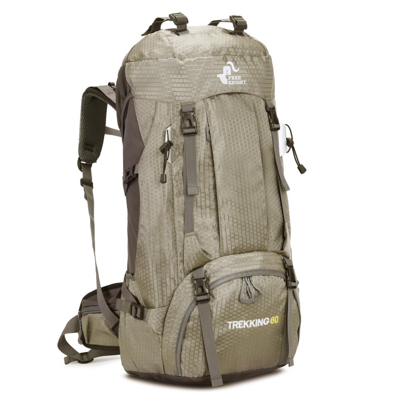 Bseash 60L Waterproof Hiking Camping Backpack with Rain Cover  Large Outdoor Sport Travel Daypack Rucksack for Climbing - Image 1